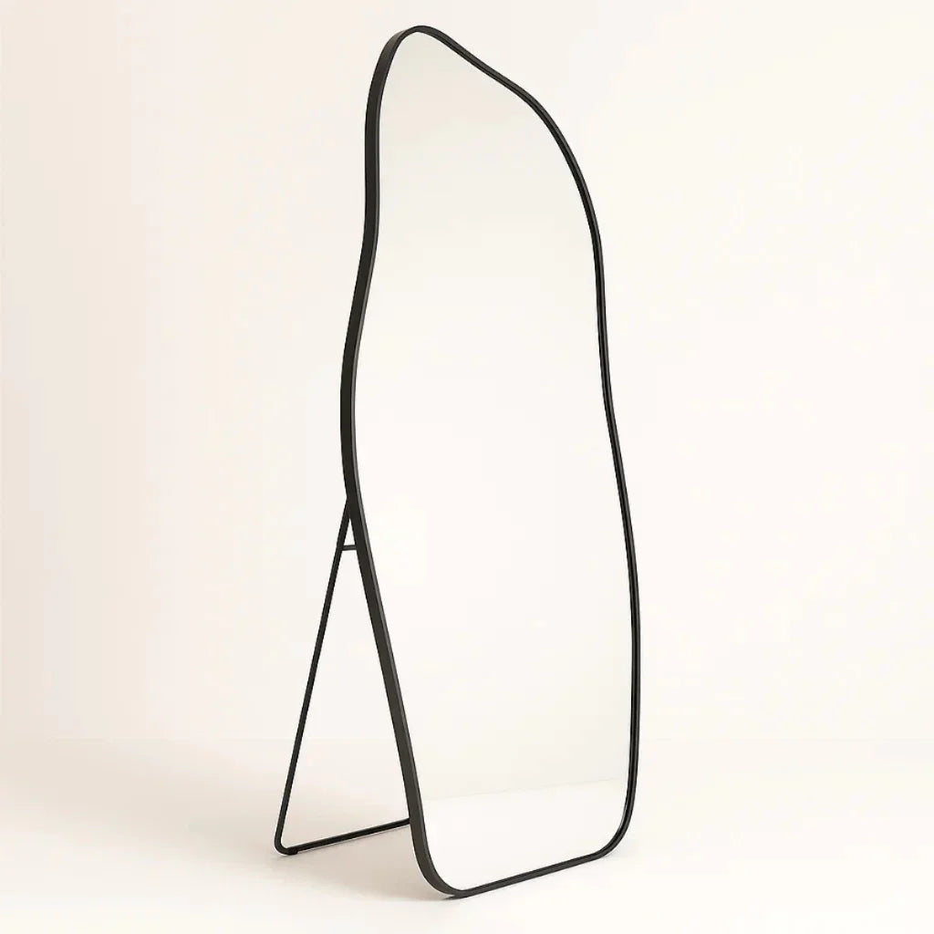 150 x 60 cm Ganzkörperspiegel aus Bio-Baumwolle mit Aluminiumrahmen – Sonderangebot